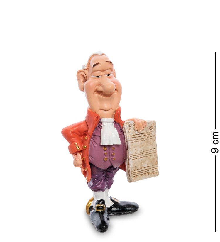 Статуэтка Моцарт с нотами The Comical World of Stratford RV-635