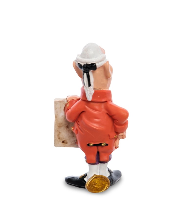 Статуэтка Моцарт с нотами The Comical World of Stratford RV-635, оборотная сторона