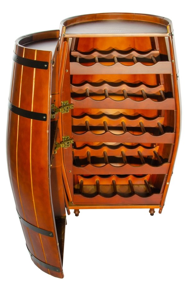 Мини бар на бутылок вина в форме бочки Jufeng JJ0003 , фотография в открытом виде