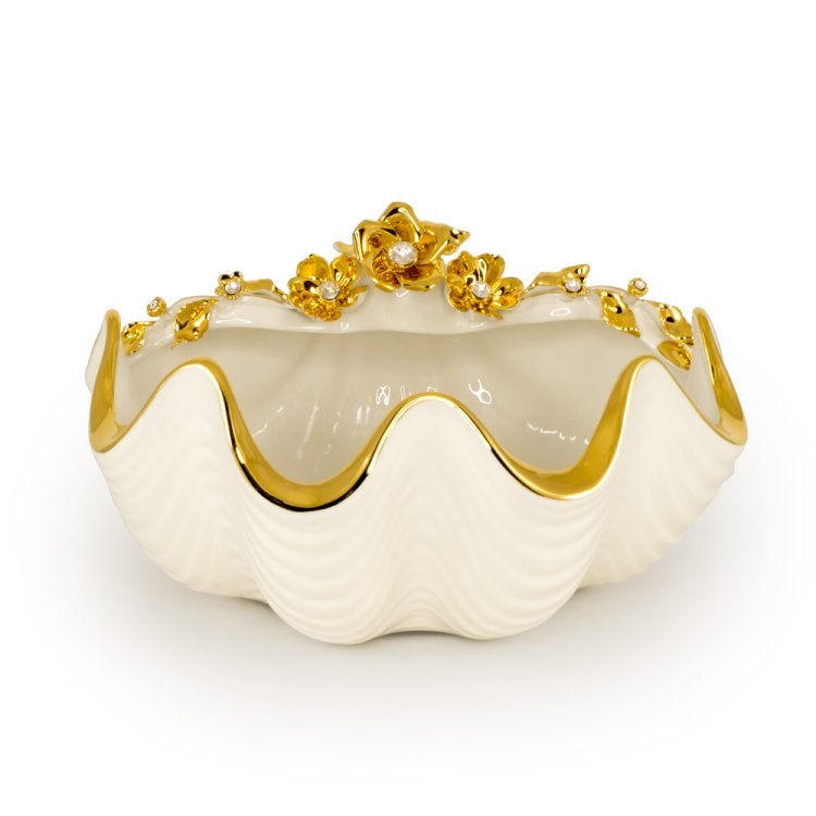 Блюдо в форме ракушки коллекция Laguna Migliore De Luxe 26445, фотография спереди