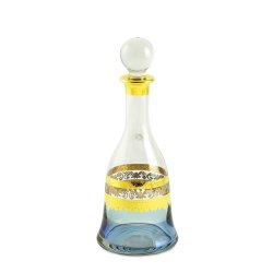 Графин из голубого хрусталя Adriatica