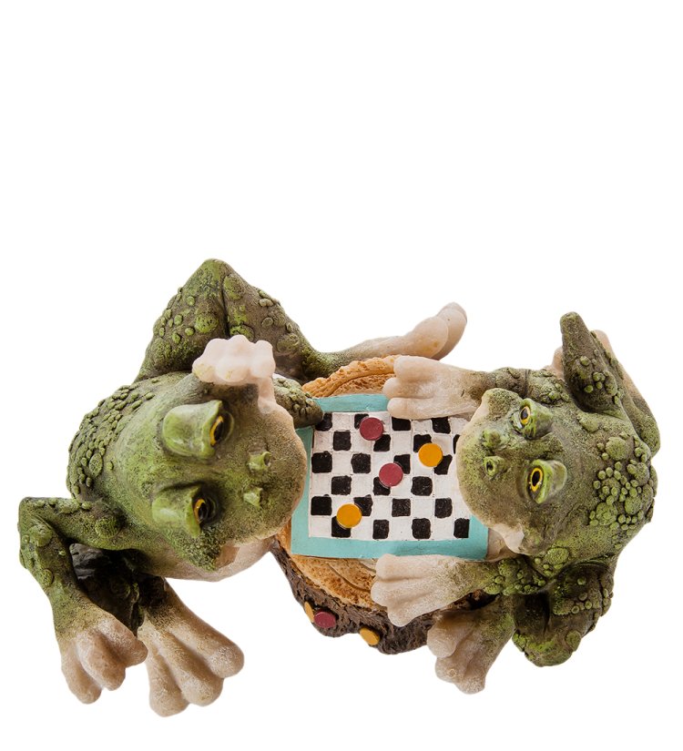 Фигурка Лягушки - Партия в шашки Sealmark FG-6279-XC, вид сверху