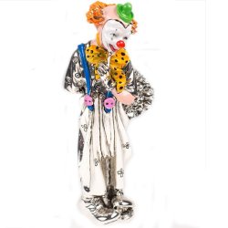 Статуэтка Клоун с букетом