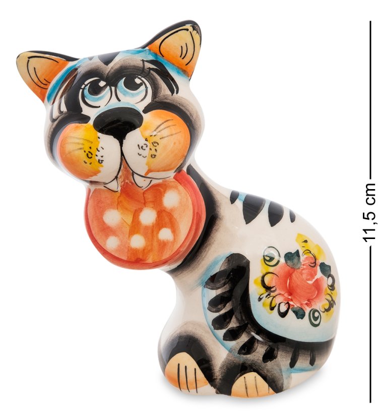 Фигурка Кот Матроскин Цветная гжель ГЛ-182