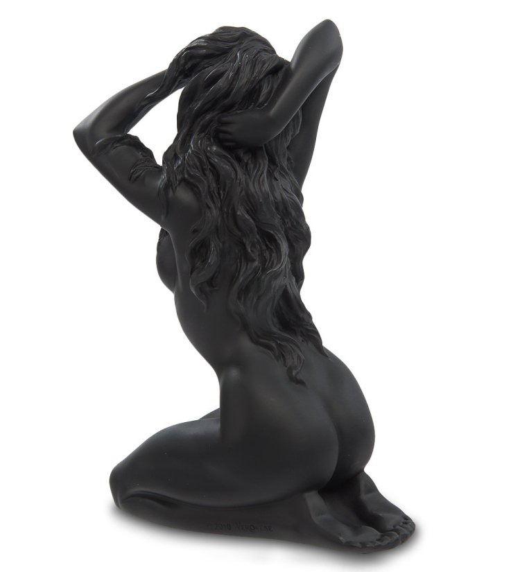 Статуэтка черная обнаженная Девушка Veronese WS-136/ 2, фотография со спины