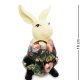 Статуэтка из фарфора Кролик с полевыми цветами Pavone JP-11/ 5
