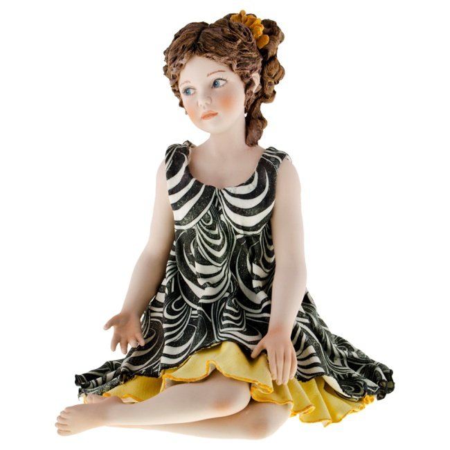 Фарфоровая статуэтка Кукла Элизабетта Sibania Elisabetta