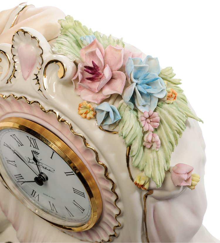 Каминные часы Прекрасная Леди Sabadin Vittorio SV- 98, фотография крупным планом