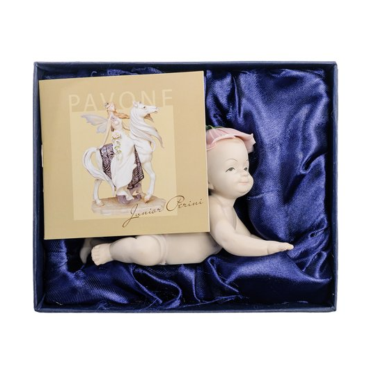 Статуэтка из бисквитного фарфора Мальчик Pavone JP-13/ 9, упаковочный вид