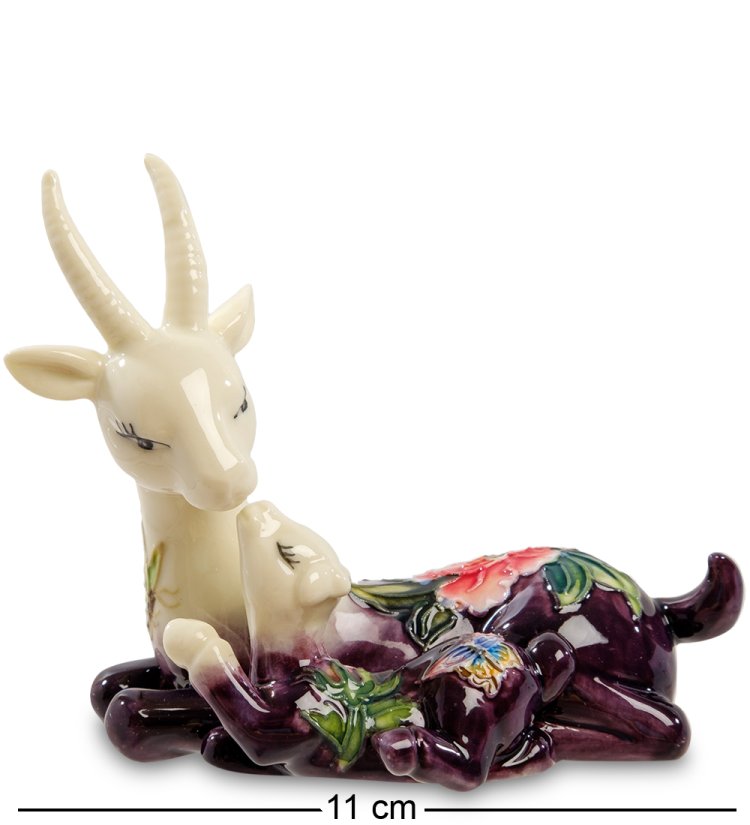 Статуэтка из фарфора Козочка с козленком Pavone JP-71/ 9