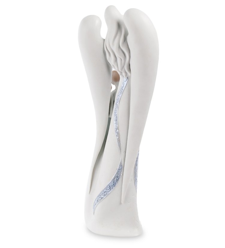 Статуэтка из бисквитного фарфора Ангел-хранитель с семьей Pavone JP-17/ 13, фотография со спины