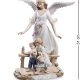 Статуэтка из фарфора Ангел с Мальчиком и Девочкой на мостике Pavone JP-10/ 16