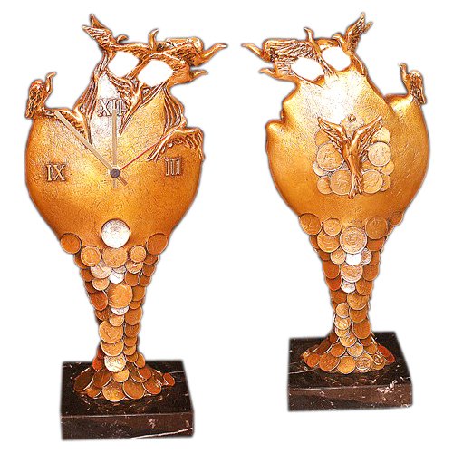 Часы Время летит - Время деньги