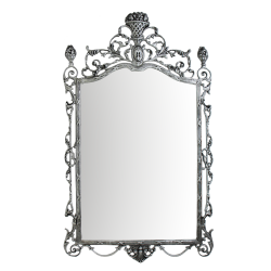 Зеркало Ешпига в серебряной раме из бронзы