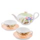 Чайный набор на 2 персоны с чайником Сады Примадонны Pavone JK- 11