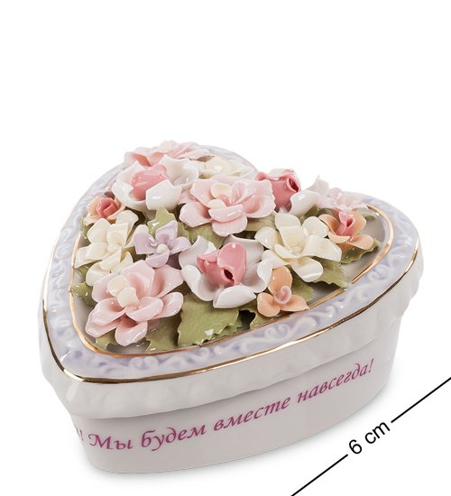 Шкатулка из керамики Вместе навсегда Pavone CMS-45/ 5