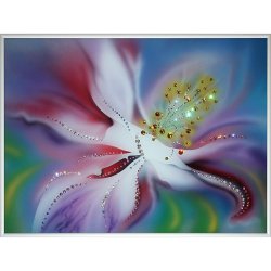 Картина Аленький цветочек-1 c кристаллами Swarovski