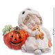 Фигурка из фарфора Девочка с тыквой Halloween Pavone JP-11/12