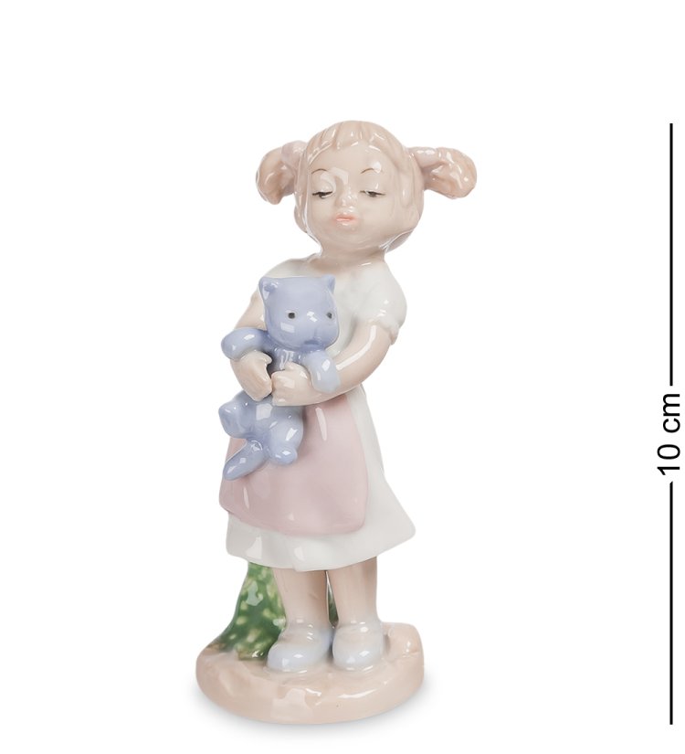Фигурка из фарфора Девочка с игрушкой Pavone JP-42/ 9