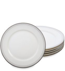 Набор из 6-ти тарелок из фарфора Венецианская Классика