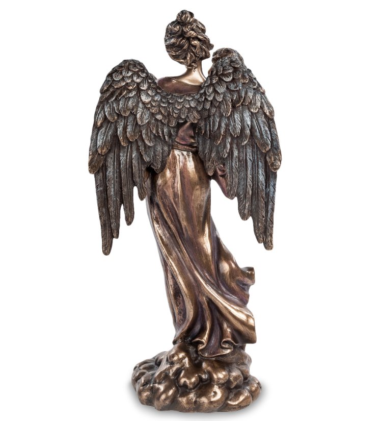 Статуэтка Ангел-хранитель с детьми Veronese WS-173, оборотная сторона