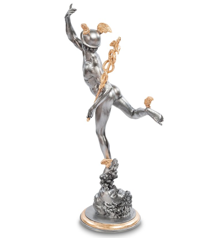 Статуэтка Бог - Гермес Veronese WS-495, оборотная сторона