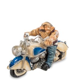 Фигурка Байкер на синем мотоцикле