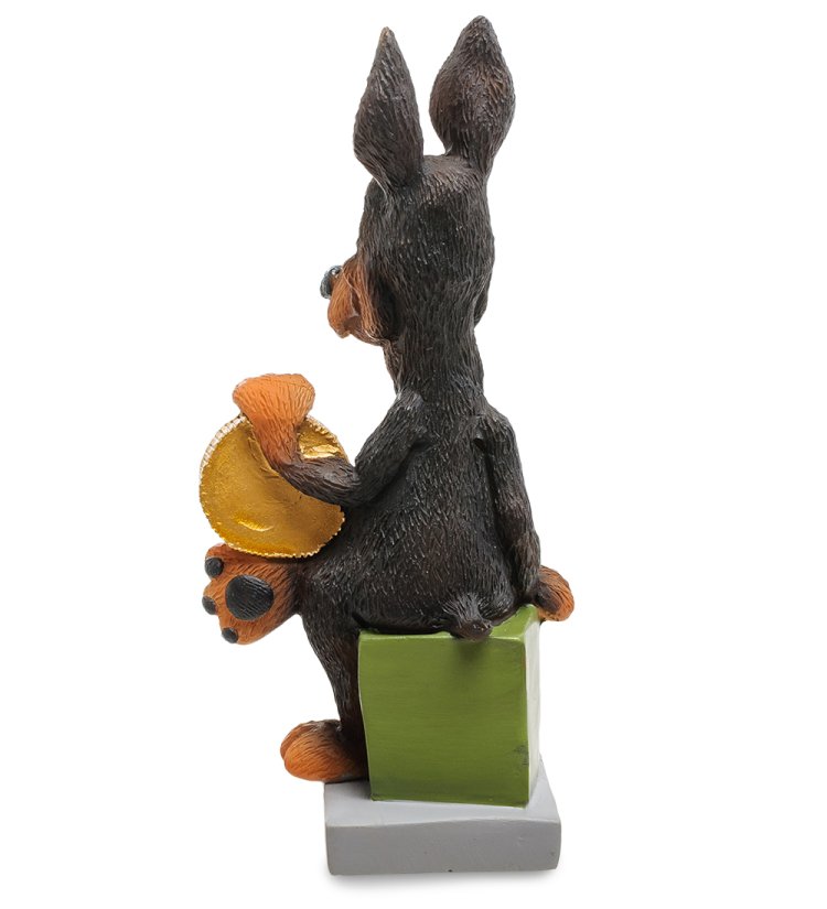 Статуэтка Собака Доберман Желаю достатка The Comical World of Stratford RV-900, оборотная сторона