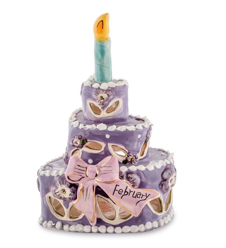 Подсвечник Именины в феврале Blue Sky BS-130