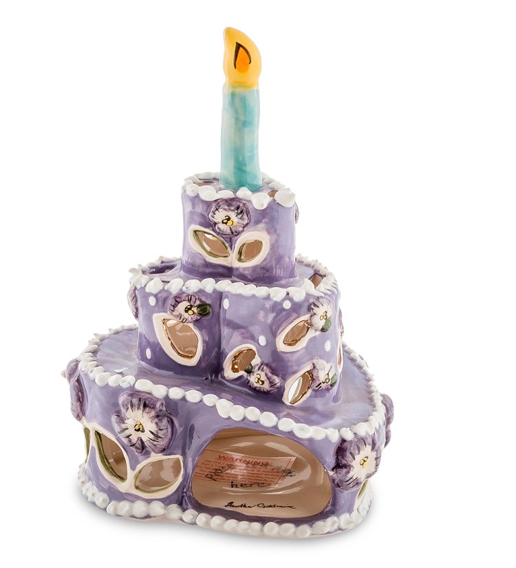 Подсвечник Именины в феврале Blue Sky BS-130, фотография сбоку