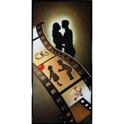 Картина Кадры жизни-2 c кристаллами Swarovski