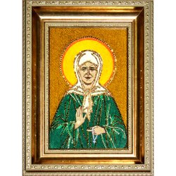 Икона с кристаллами Swarovski - Матрона