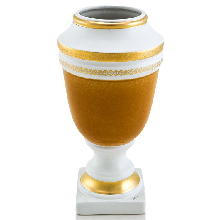 Настольная ваза для цветов из керамики