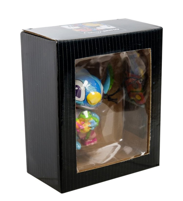 Статуэтка Стич с лягушкой Disney by Britto, вид в упаковке