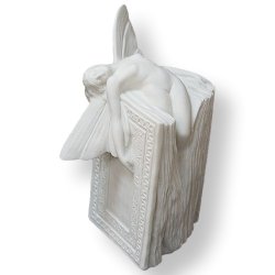 Статуэтка из фарфора Девушка - бабочка на книге