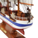 Модель парусного корабля Мир, 60 см, фото кормы