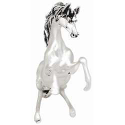 Статуэтка Навстречу удаче с матовым посеребрением