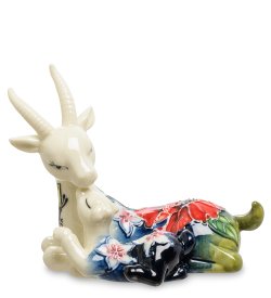 Статуэтка из фарфора Козочка с козликом