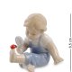 Статуэтка из фарфора Мальчик с Божьей коровкой Pavone JP-45/20
