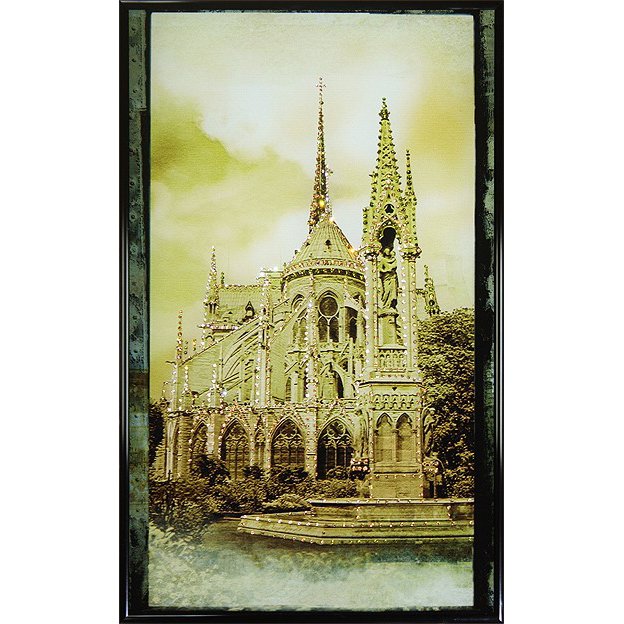 Картина Франция-2 c кристаллами Swarovski