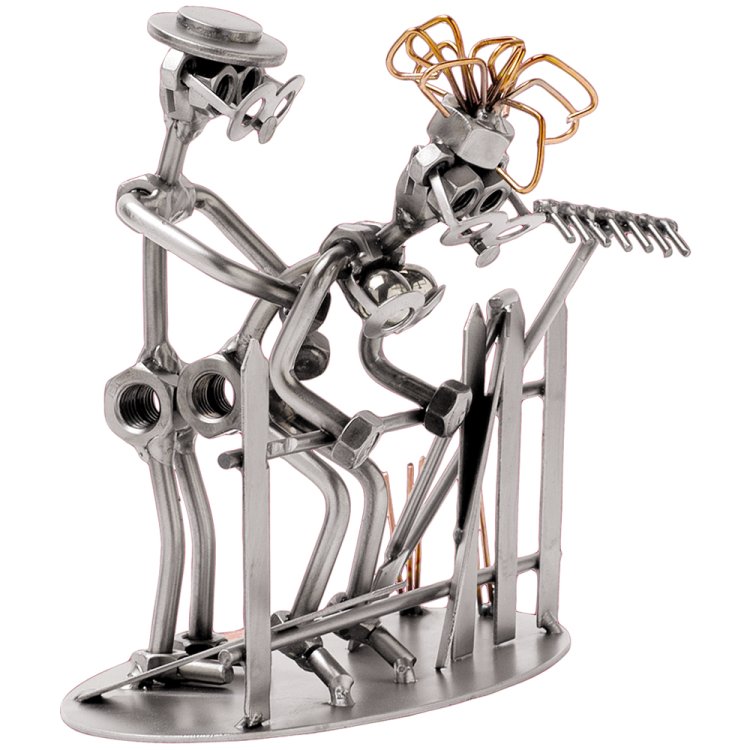 Фигурка из металла Любовь в деревне 6665 Hinz & Kunst