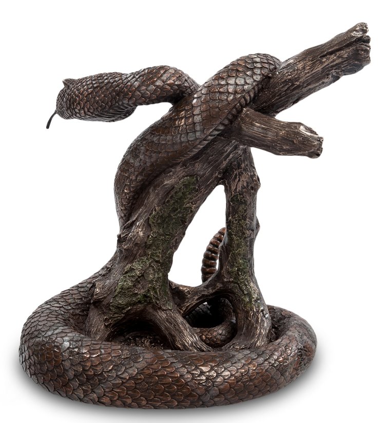 Статуэтка Гремучая змея Veronese WS-768, оборотная сторона
