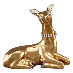 Статуэтка золотая Антилопа-она