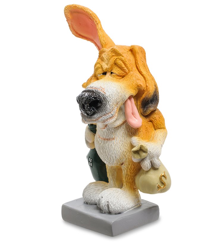Статуэтка Собака Бигль Желаю удовольствий The Comical World of Stratford RV-901, вид профиль