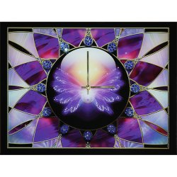 Часы с кристаллами Swarovski - Ночной мотылек