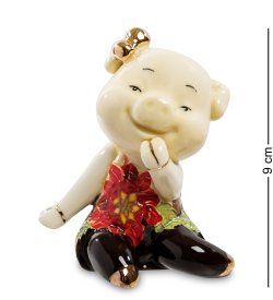 Фигурка из фарфора Улыбающийся Поросенок