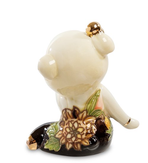 Фигурка из фарфора Улыбающийся Поросенок Pavone JP-111/15, оборотная сторона