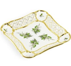 Блюдо квадратное коллекция Ландыши