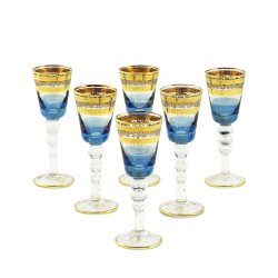 Набор рюмок из хрусталя на 6 персон Adriatica