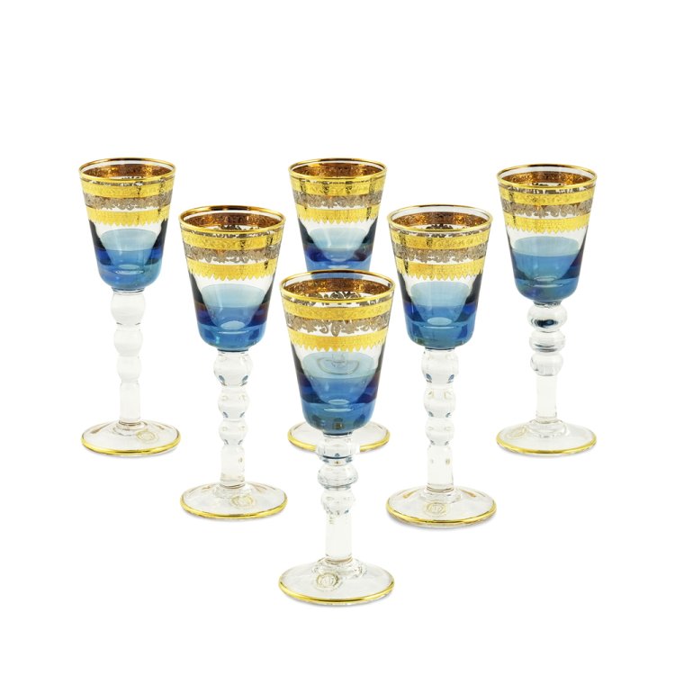 Набор рюмок из хрусталя на 6 персон Adriatica Migliori De Luxe 25583